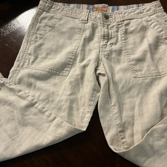 Periscope low rise linen capris size 7 - Picture 6 of 6